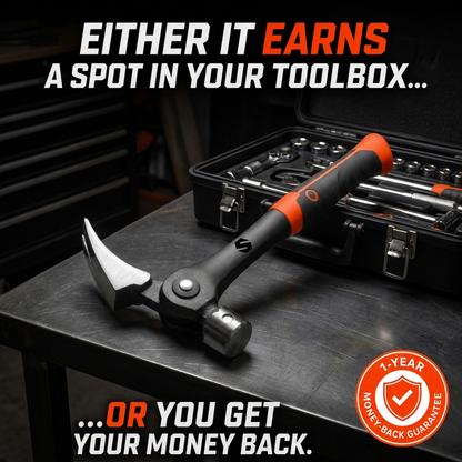 Either it earns a spot in your toolbox or you get your money back, 1-year guarantee