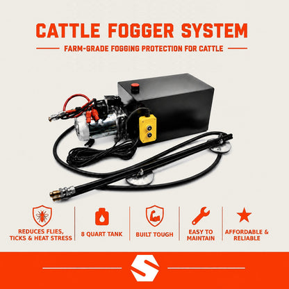 Savary Cattle Fogger System - farm-grade fogging protection for cattle