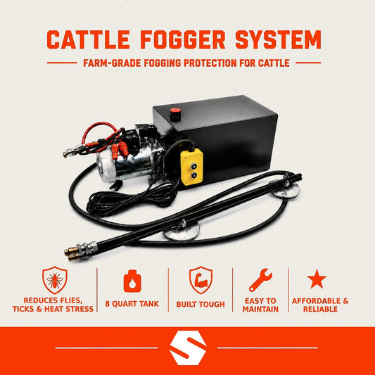 Savary Cattle Fogger System - farm-grade fogging protection for cattle