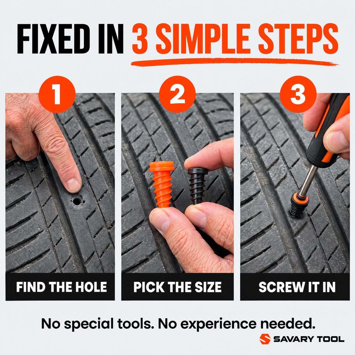 Fixed in 3 simple steps