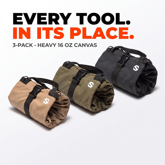 Savary Tool Roll 3-Pack: every tool in its place